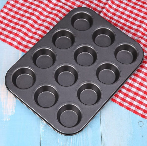 Tava pentru copt briose 12 forme