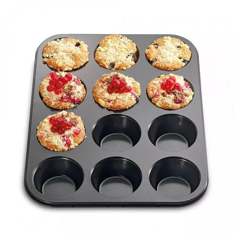 Tava pentru copt briose 12 forme