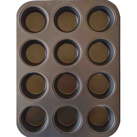 Tava pentru copt briose 12 forme