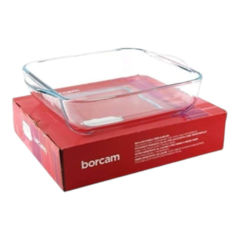Tava yena 2 litri patrata termorezistenta Borcam 59034