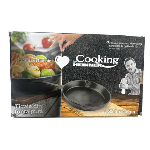 Tigaie fonta pura Cooking by Heinner 25,5 X 4.5 cm
