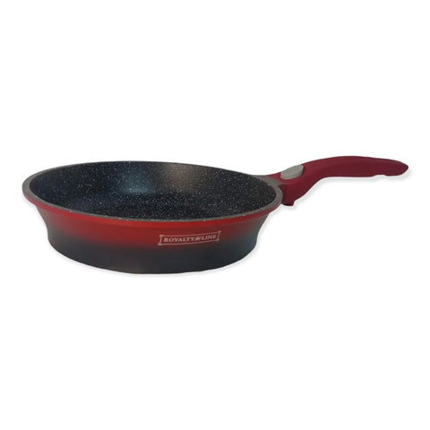 Tigaie Royalty Line 24 cm cu maner detasabil Rosu cu Negru Versatilitate și Eleganță în Bucătărie