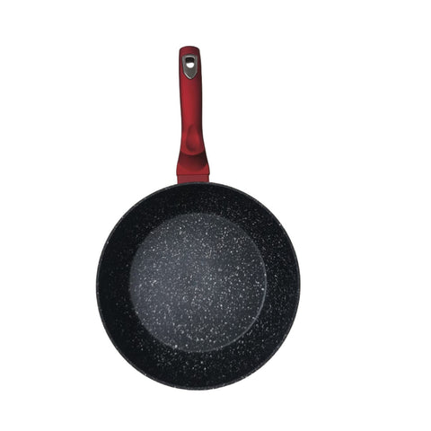 Tigaie invelis de marmura Royalty Line 24 cm Red