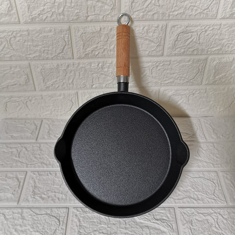 Tigaie fonta pura maner lemn Cooking by Heinner 23x4 cm