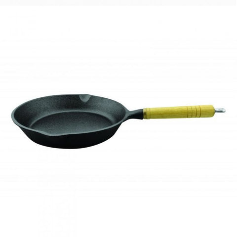 Tigaie fonta pura maner lemn Cooking by Heinner 23x4 cm