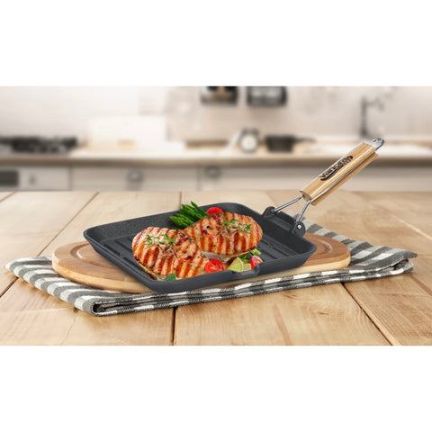 Tigaie gratar fonta pura grill vanora 23 x 23 cm