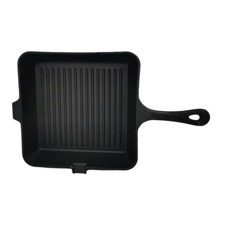 Tigaie grill fonta pura inductie 25 x 4.7 cm tigaie gratar fonta