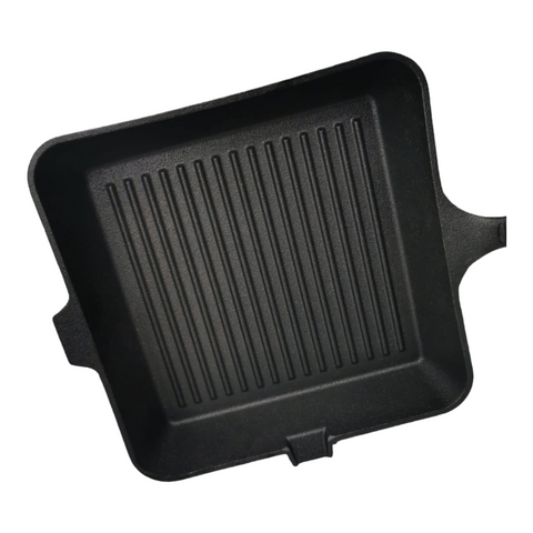 Tigaie grill fonta pura inductie 25 x 4.7 cm tigaie gratar fonta