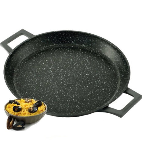 Tigaie Paella Marmorată 36 cm Royalty Line Gătește Paella Perfectă Acasă