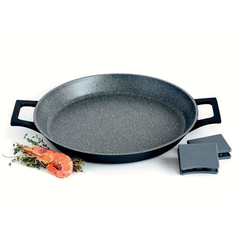 Tigaie Paella Marmorată 36 cm Royalty Line Gătește Paella Perfectă Acasă