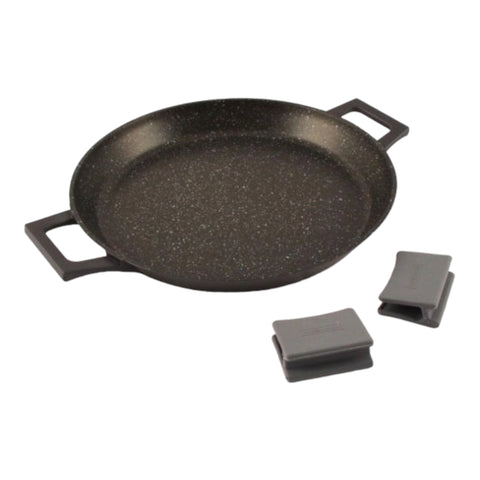 Tigaie Paella Marmorată 36 cm Royalty Line Gătește Paella Perfectă Acasă