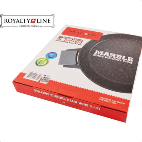 Tigaie Paella Marmorată 36 cm Royalty Line Gătește Paella Perfectă Acasă