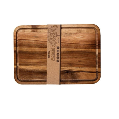 Tocător cu sant de curgere lemn de Salcam Brio Acacia 35x24x1.5 cm Eleganta și Funcționalitate pt Gatit