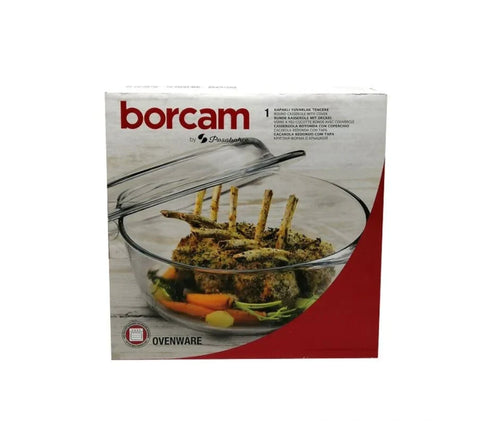 VAS YENA 2.1 litri TERMOREZISTENT BORCAM ROTUND CU CAPAC  59003