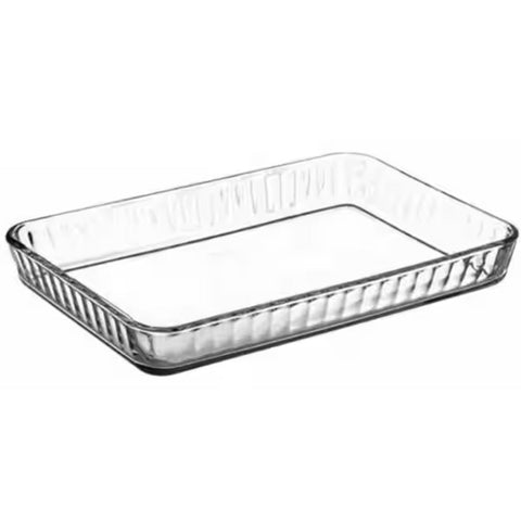 Vas yena termorezistent dreptunghiular Pasabahce Borcam 40 x 27 cm 59204