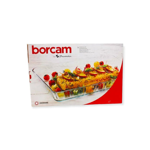 Vas yena termorezistent dreptunghiular Pasabahce Borcam 40 x 27 cm 59204